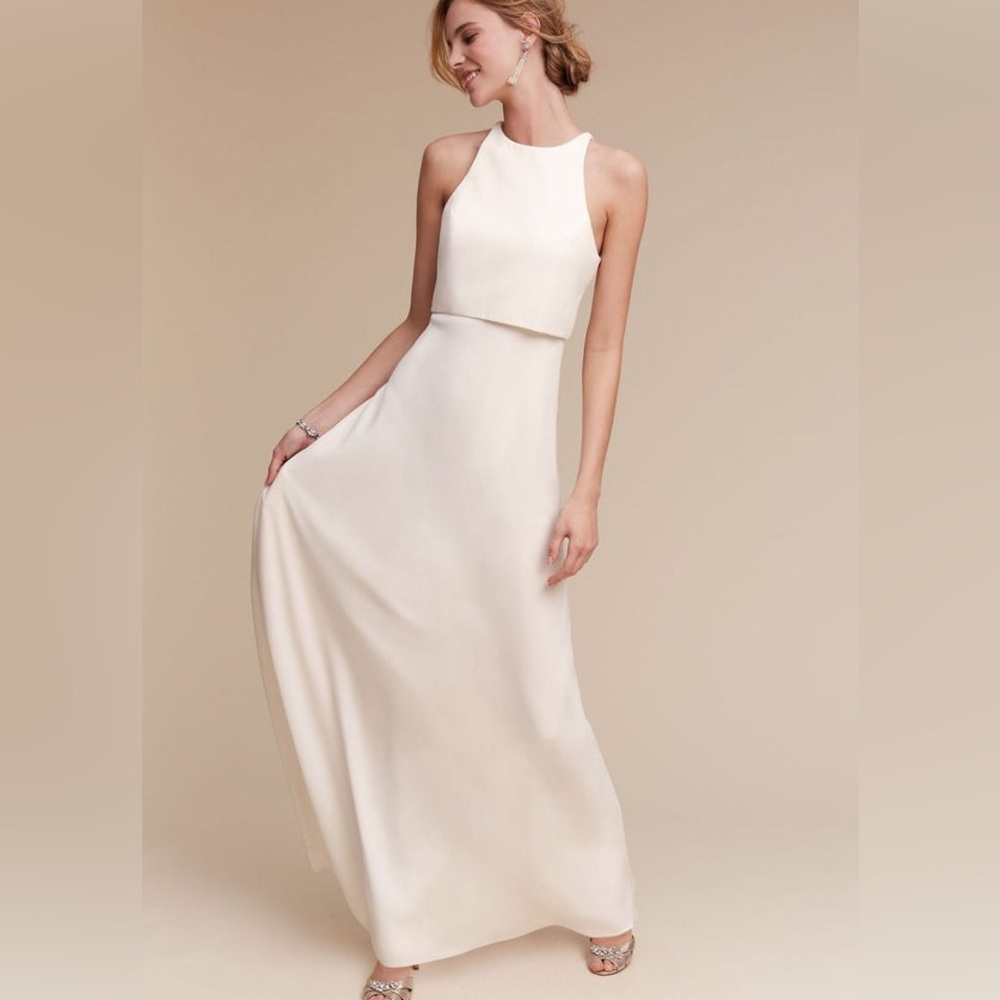 BHLDN Jill Stuart Iva Crepe dress Size 4